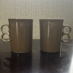 2-pc Vintage Coffee Mug Set