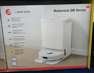 Roborock QRT78 Robot Vacuum & Mop with Multifunction Dock, 10,000Pa Suction, Auto Mop Washing, Self- Emptying & Refill