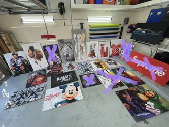 Hypebeast Canvas Posters Framed 🔥