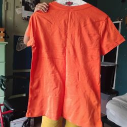 Orange Blouse Size Small