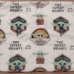 Grogu Baby Yoda Full Sized Sheet Set