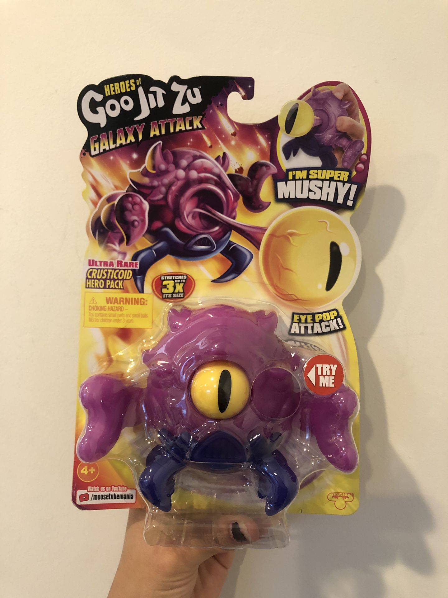 Heroes Of Goo Jit Zu Galaxy Attack Series-Ultra Rare Crusticoid Rare Find