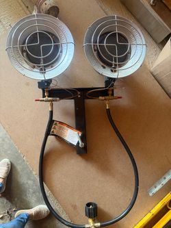 Dual Burner Propane Tank Top Heater