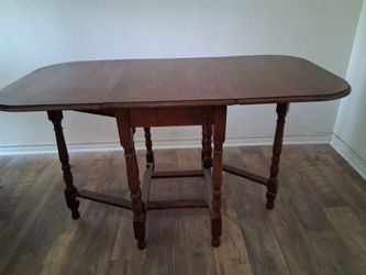 Oak Drop Leaf Table Table