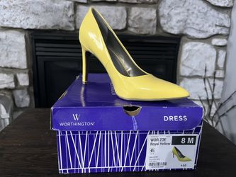 Women’s Yellow Dress Shoes Size 8