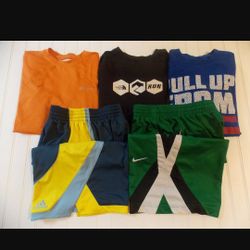 Men size S Athletic Clothes Lot Nike, The North Face, Adidas, Columbia

