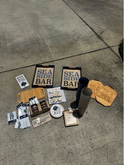 Sea Side Bar Decor (Nautical )