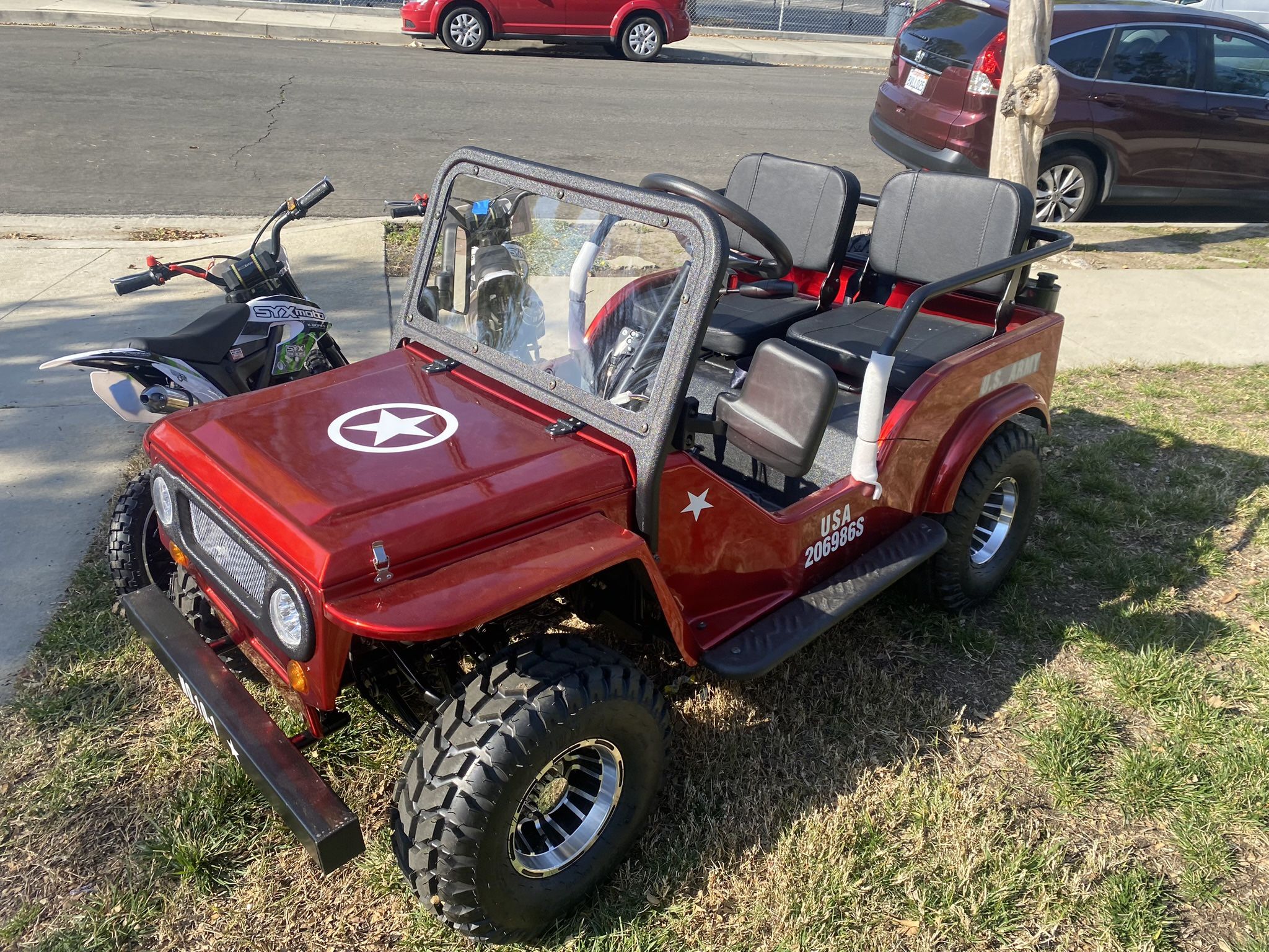 125cc Mini Jeep Offroad 2 Seater 3 speed gokart buggy