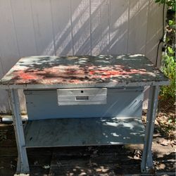 4’ Long 30”. Wide  35” Tall. Work Bench