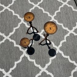 Rustic Candle Holders 