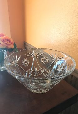 Large glass bowl