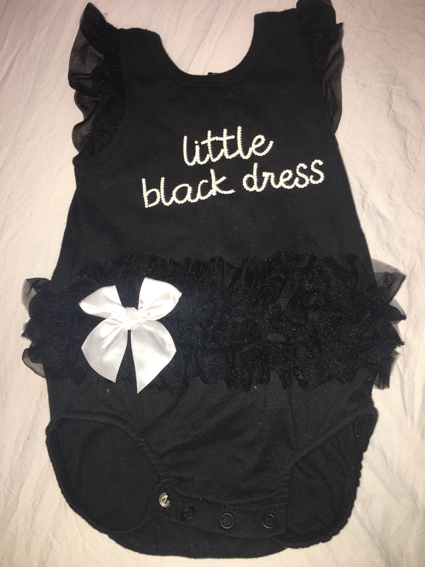 6-9 month little black dress