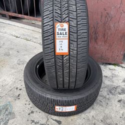 (2) used 245 55 18 Goodyear
