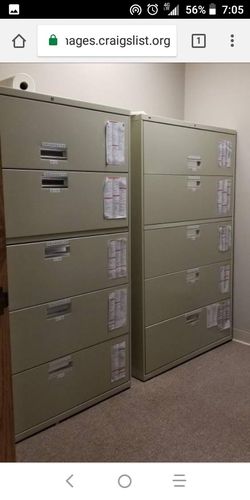 5 drawer lateral files