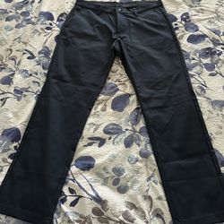 Navy Blue Cargo Dress Pants