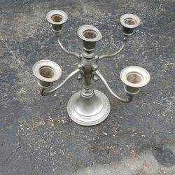 Silver Candle Holder