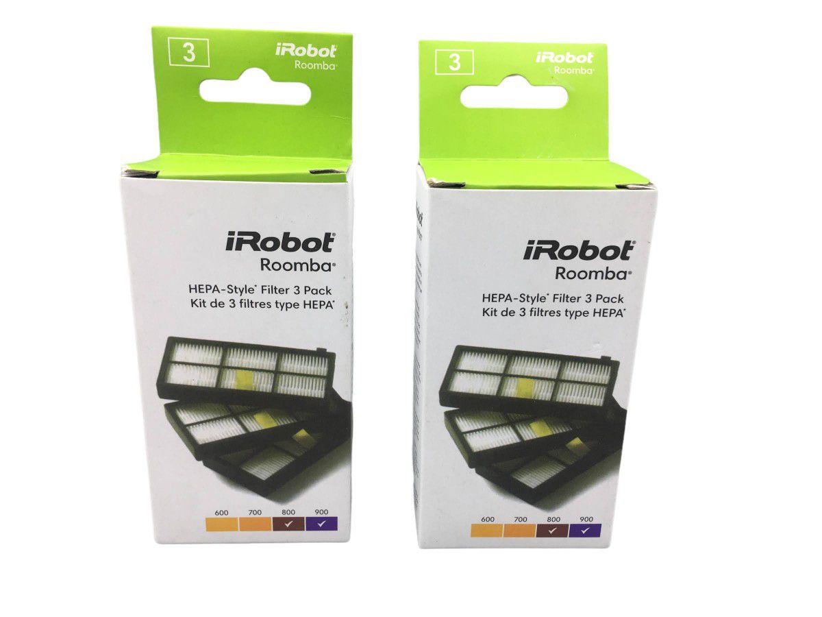 iRobot Roomba 800 & 900 Series Hepa-Style Filter 3-Pack /6 Filters Total

