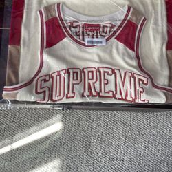 Supreme Terry Basketball Jersey Stone Size M