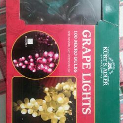 Kurt Adler Grape lights