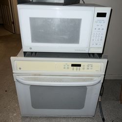GE Oven And Microwave 