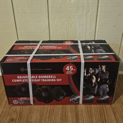  45 Lb Adjustable Dumbell Set