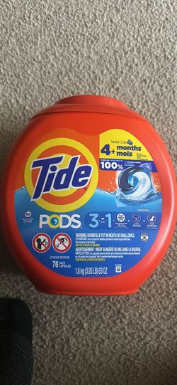 Tide detergent (76 pods) $25 dollars 