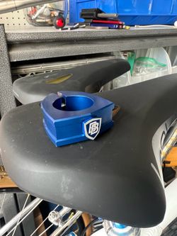 Billet BmX seat post clamp.