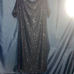 Black sequin dress new