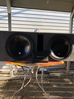 Dual 12” subs w/ ported box + Planet Audio monoblock amp