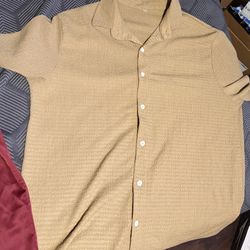 Tan Dress Shirt Xl $10