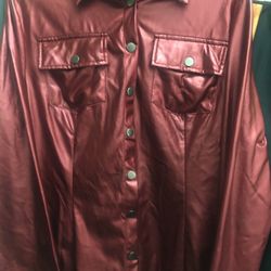 New Shirt Jacket. Runs Small. Size 1x?