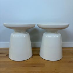 West elm Pair of Martini Side Tables