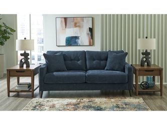 Bixler Navy Sofa