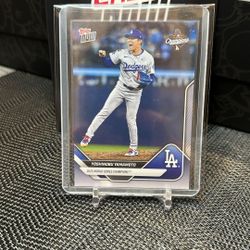 2025 Topps Now MVP Yoshinobu Yamamoto WS-10SP Short Print - World Series 