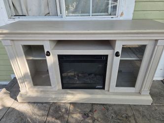 Heater TV stand