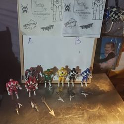 93 Power Rangers Flip Heads Complete 