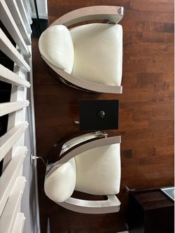 El Dorado Aviator II white Letter Accent 2 Chairs