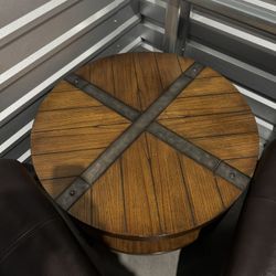 Solid Wood Designer Coffee Table 36"  Round 