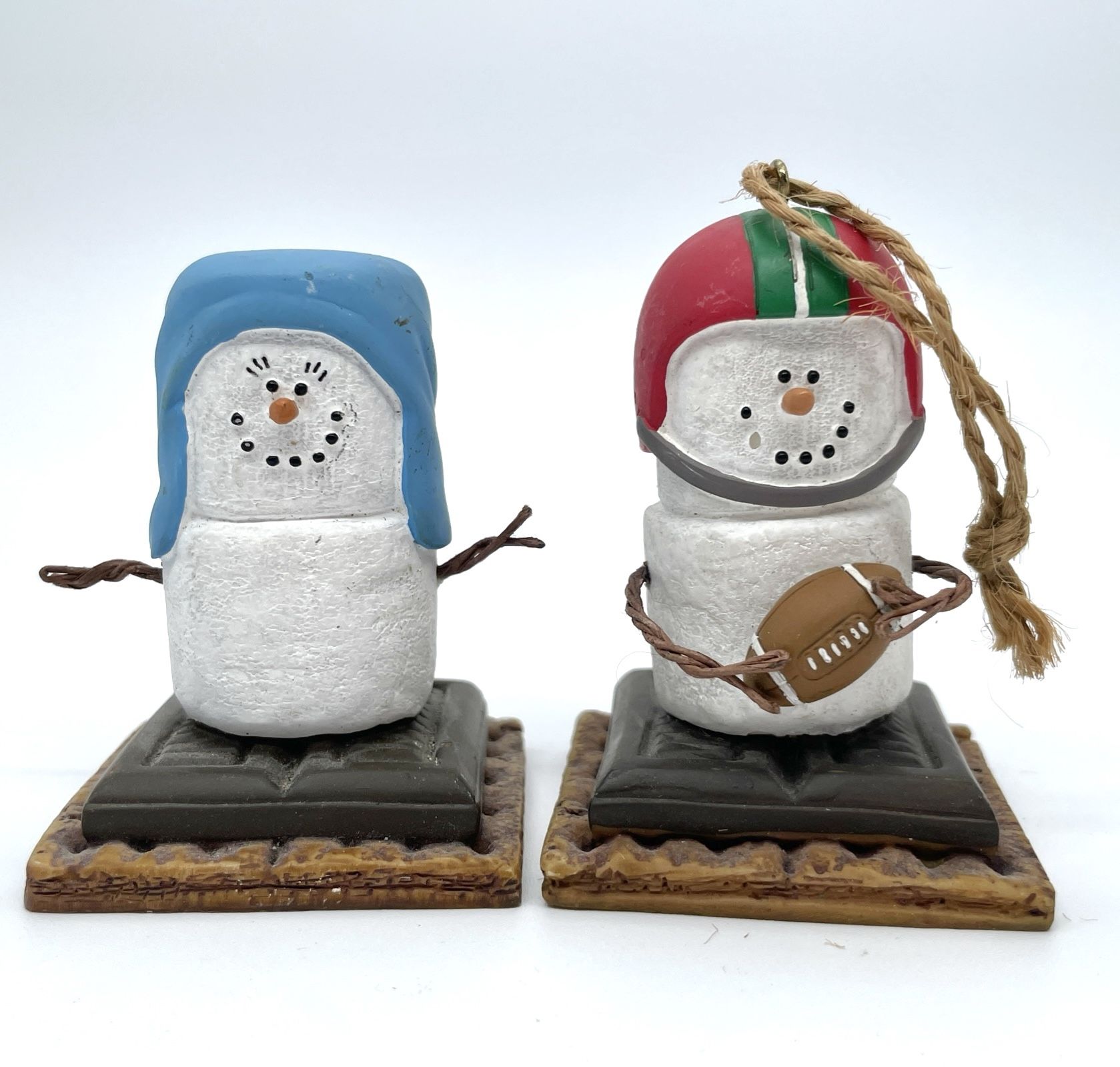 Vintage Midwest The Original Smoores Ornaments Daniel Boone Mary And Football