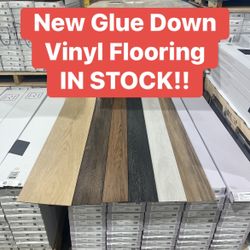 Vinyl Glue Down Flooring - EXTRA THICC OPTIONS AVAILABLE!!