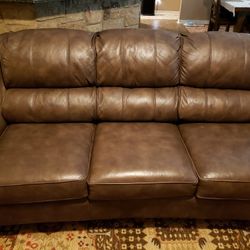 Flexsteel  Leather Couch 