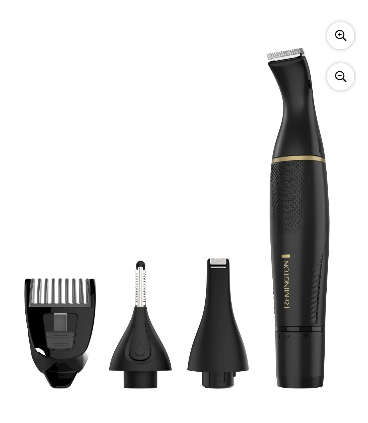 REMINGTON Ultimate Precision Nose, Ear and Facial Hair Trimmer for Men, Battery Operated, Black