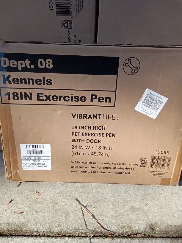 Vibrant Life Pet Exercise Pen w/ Door