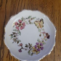 Vintage Zsolnay Hungary Porcelain Collectible Dish