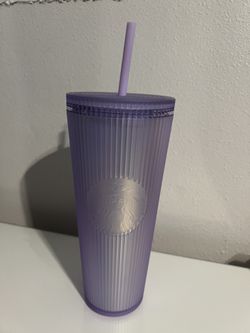 Starbucks cup tumbler light purple holo