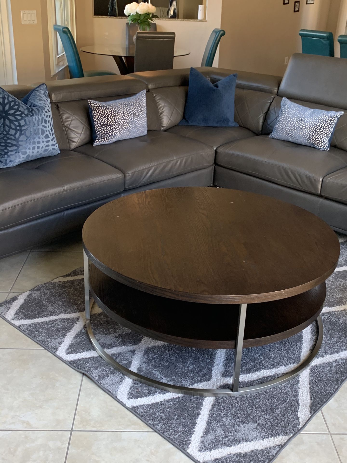 Solid wood coffee table and end table