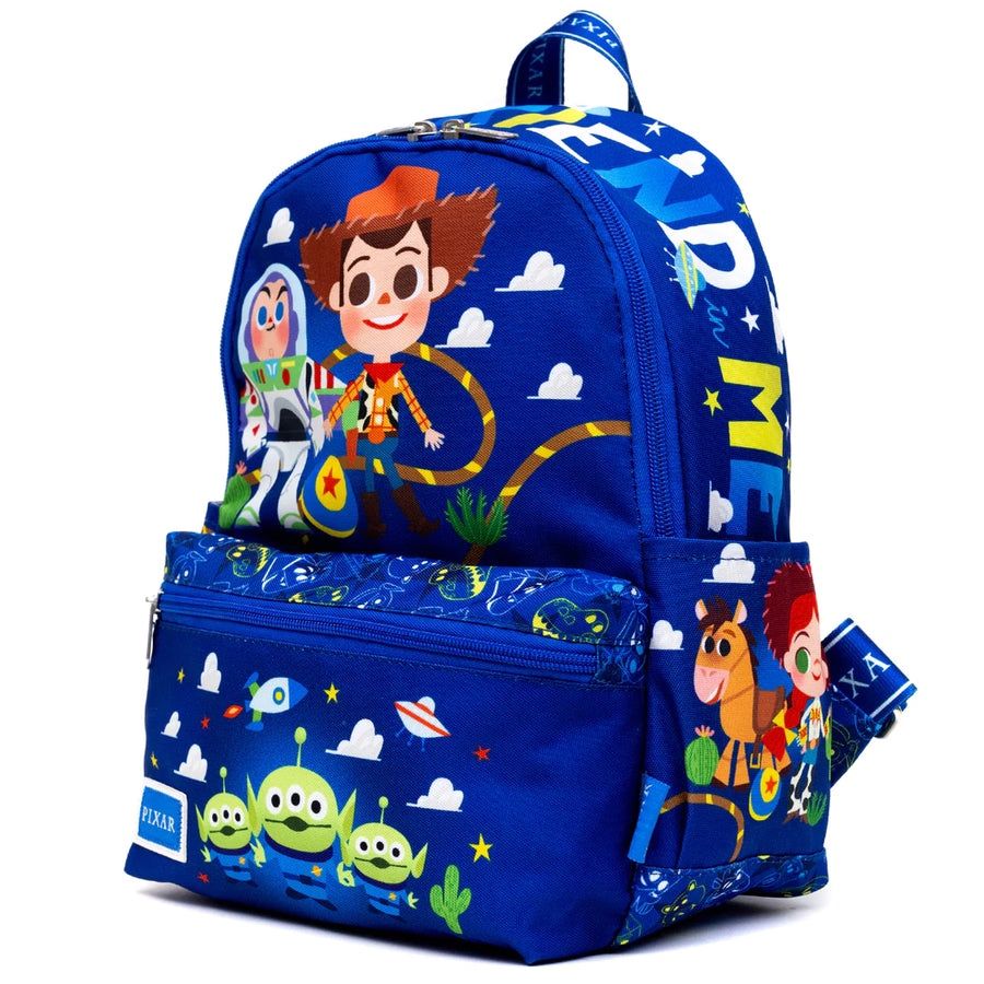 small backpack with rain cover Ungiear Adjustable w/ Attached Pouch COL::43589 Color:Diffused Blue/Black/Black The Kid LAROI Stalked Like our reversible covers