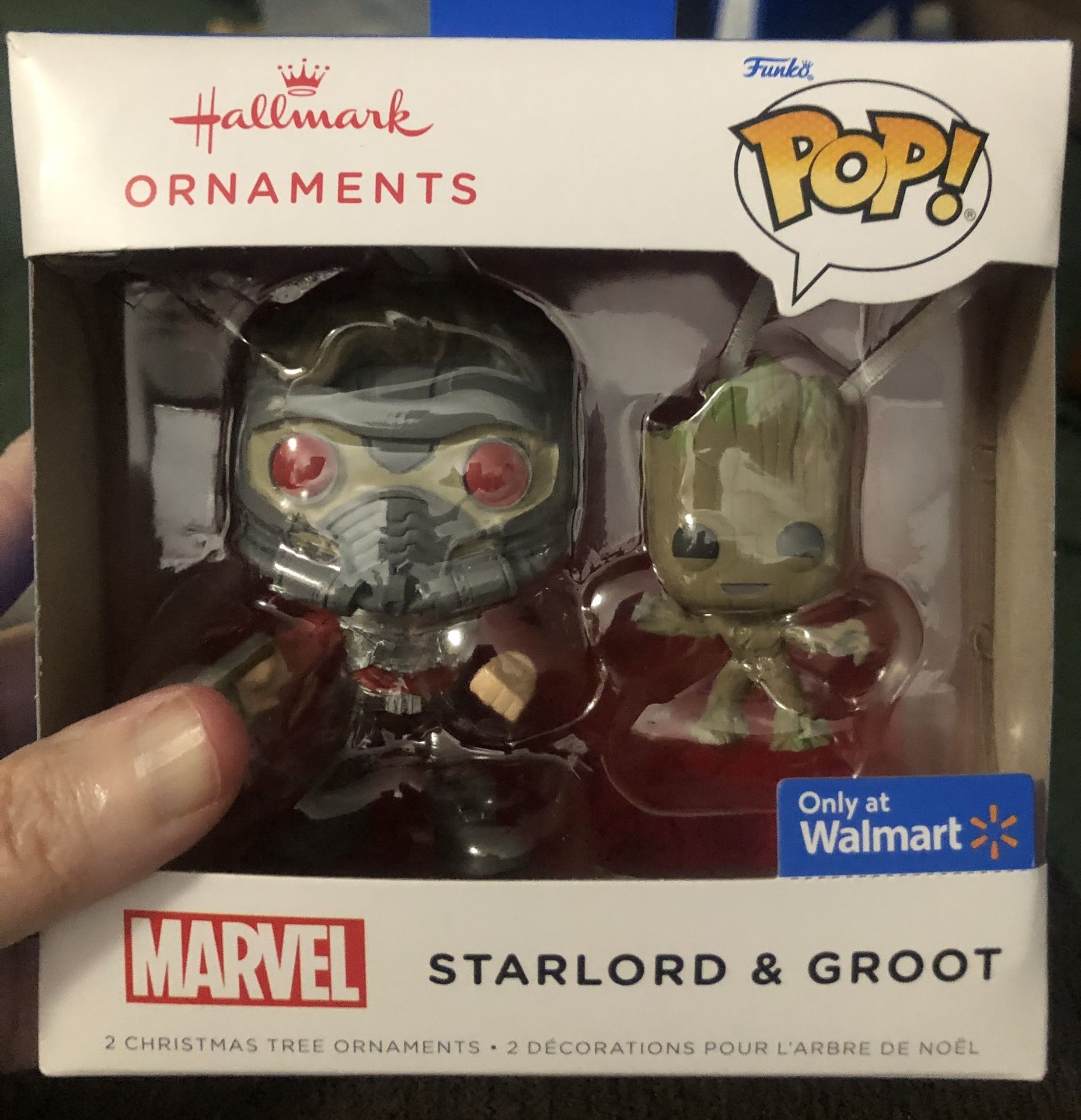 FUNKO GUARDIANS OF THE GALAXY STARLORD & GROOT ORNAMENT NEW