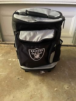Raiders beverage cooler backpack.
