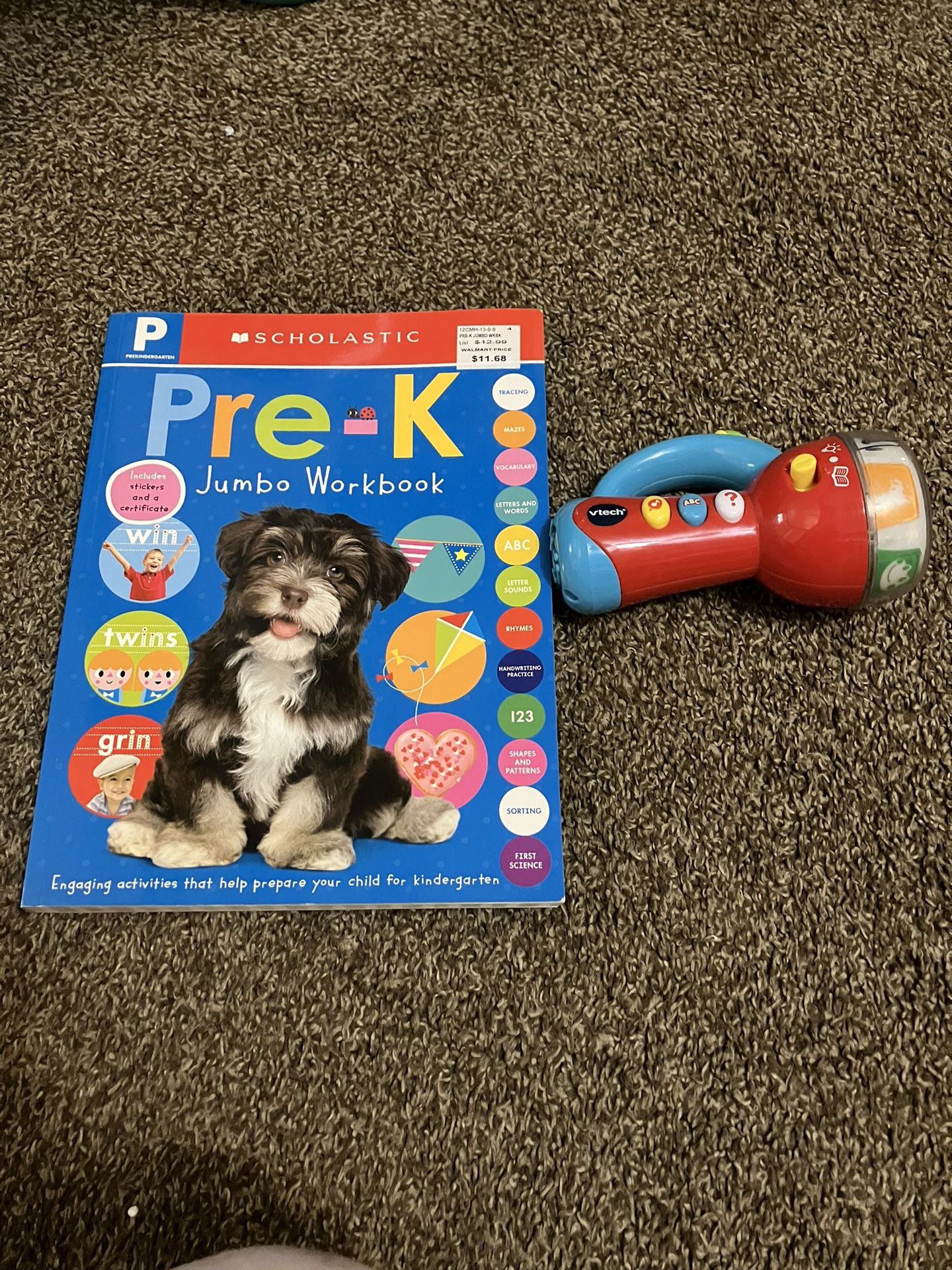 Toddler Toys & Pre-K Learning Book